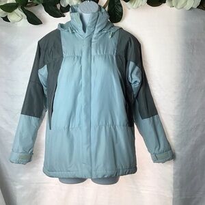 Steve & Barry’s Light Blue & Gray Puffer Jacket